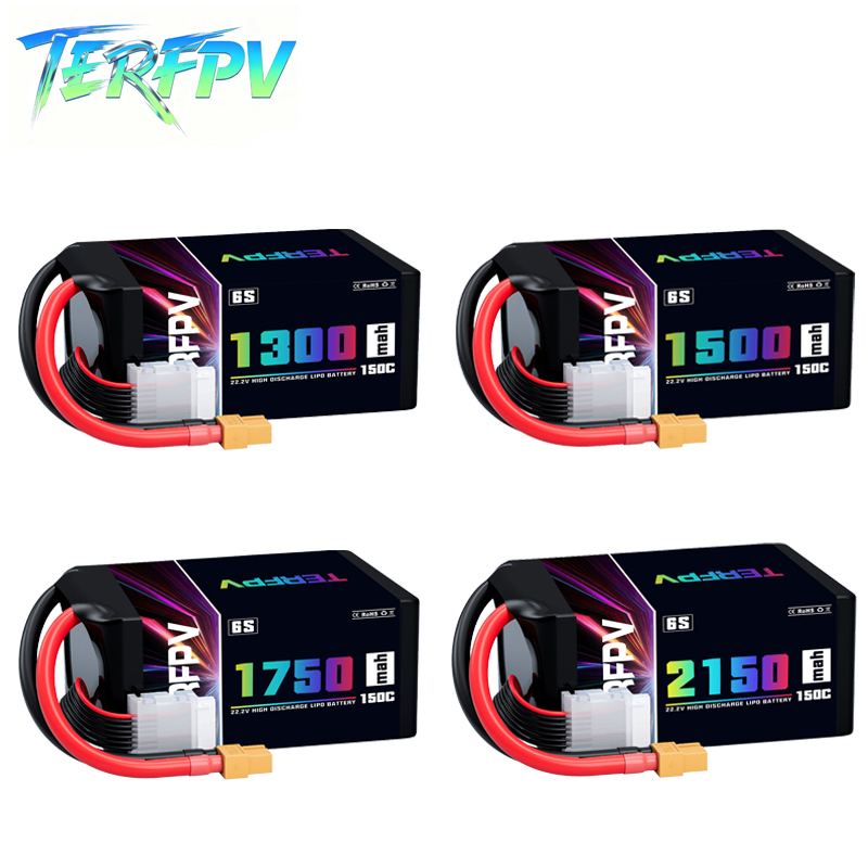 Fpv Racing Quadcopter - TERFPV Lipo Battery 6S 22.2V 1300/1500/1750./2150mAh