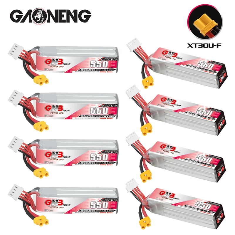 Fpv Racing Quadcopter - GNB HV 11.4V 550mAh 100C/200C Lipo