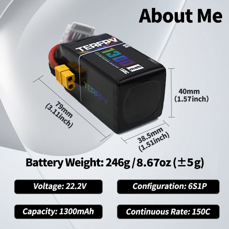 TERFPV Lipo Battery 6S 22.2V 1 – Fpv Racing Quadcopter Bewertung und Preis