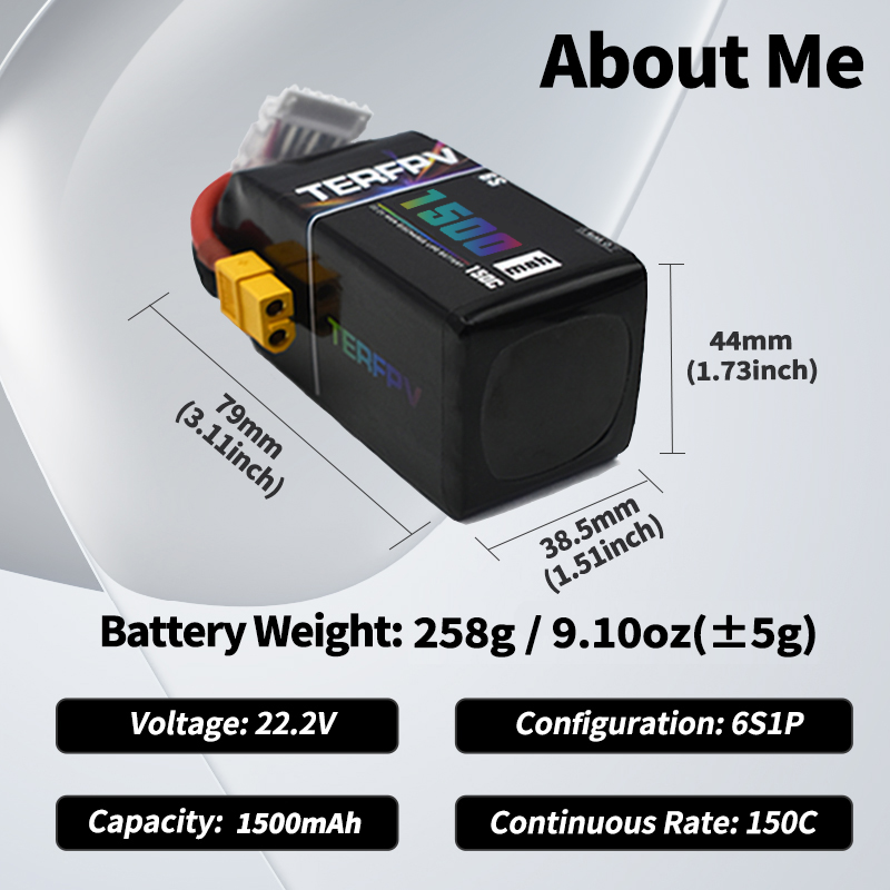 TERFPV Lipo Battery 6S 22.2V 1 – Fpv Racing Quadcopter Bewertung und Preis