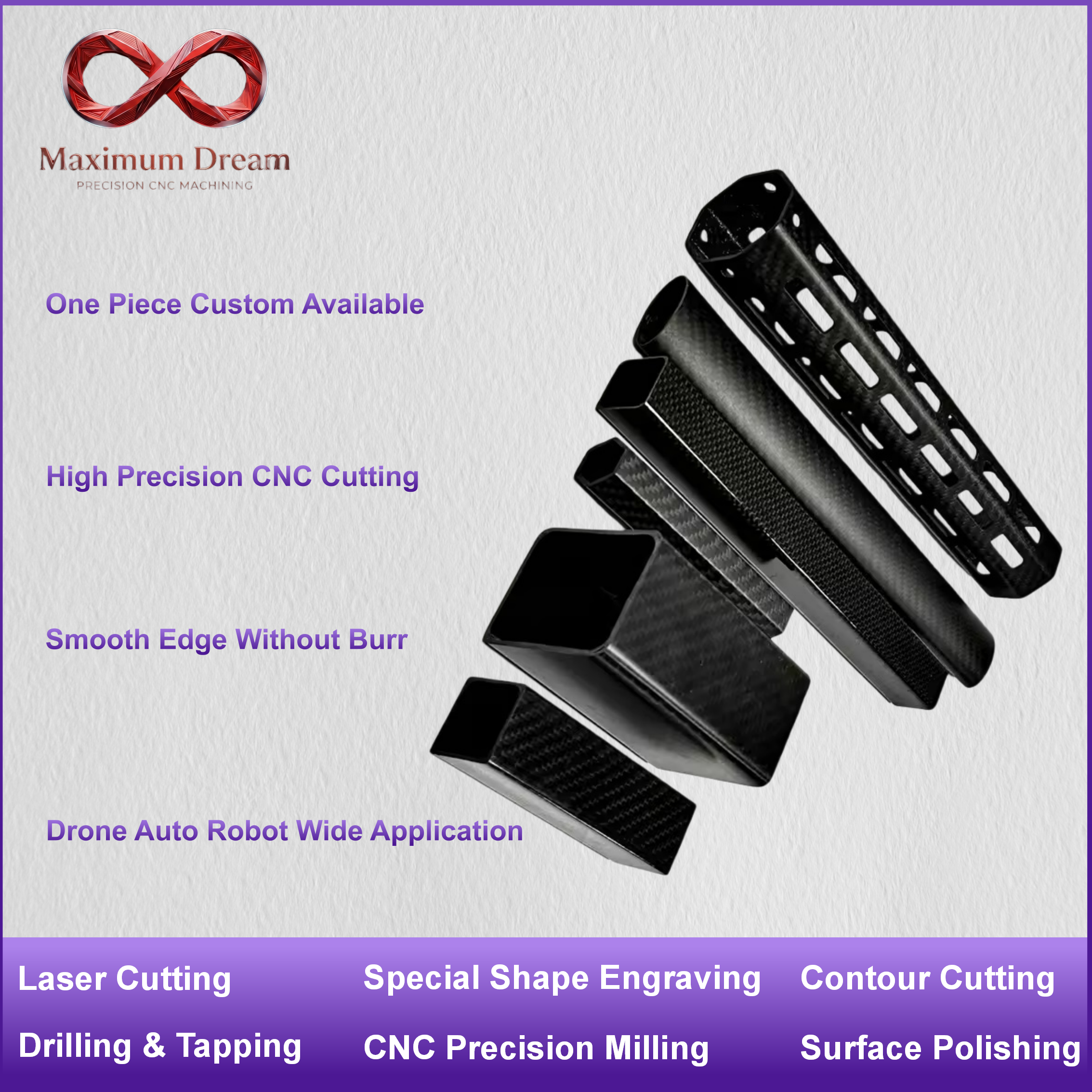 Custom CNC Carbon Fiber Tube D – Rc Hobby Youtube Bewertung und Preis