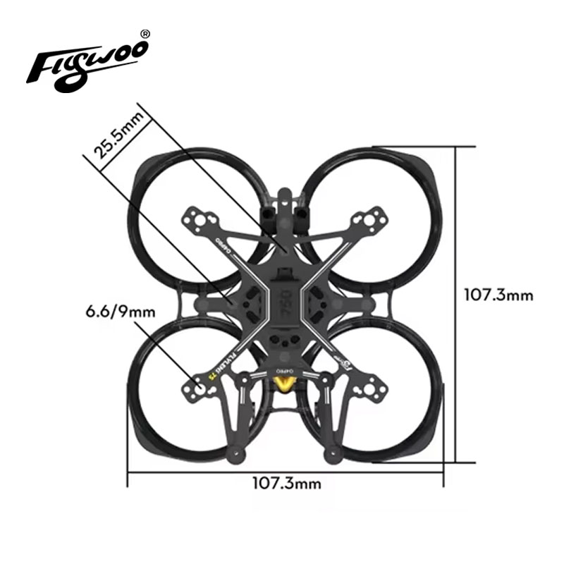 Flywoo Flylens 75 Frame Kit 1. – Fpv Racing Quadcopter Bewertung und Preis