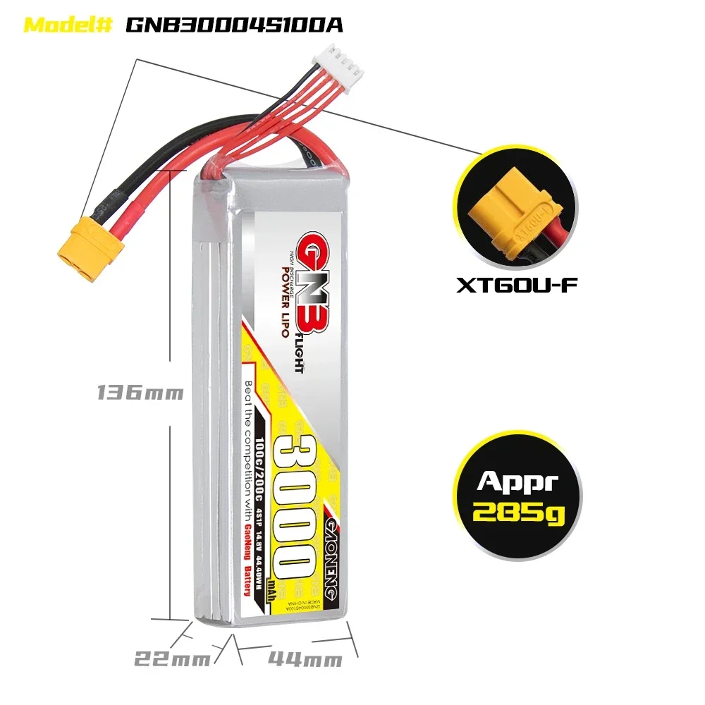 GAONENG GNB 3000mAh 4S 100C 20 – Rc Hobbyking Bewertung und Preis
