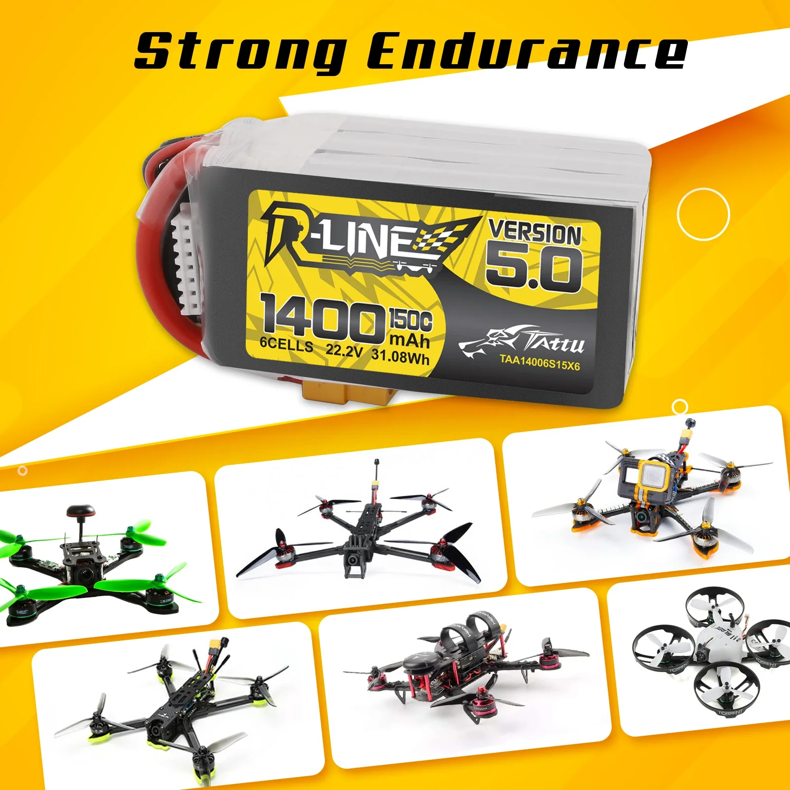 Tattu R-Line 1200mAh 1400mAh 6 – Rc Hobbyking Bewertung und Preis