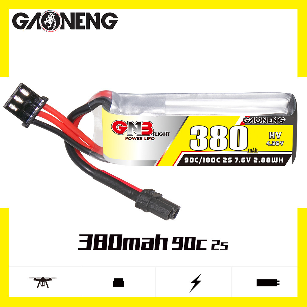 GNB 2S 7.6V 380mAh 90C/180C Li – Fpv Racing Quadcopter Bewertung und Preis