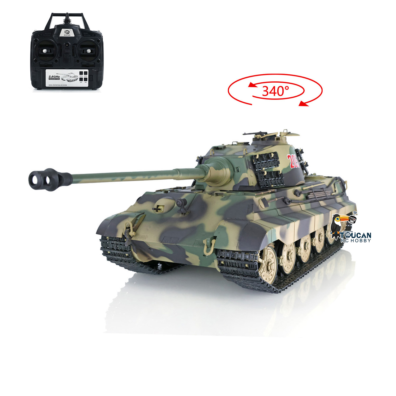 2.4G Heng Long 1/16 RTR RC Tan – Rc Hobby Kings Bewertung und Preis