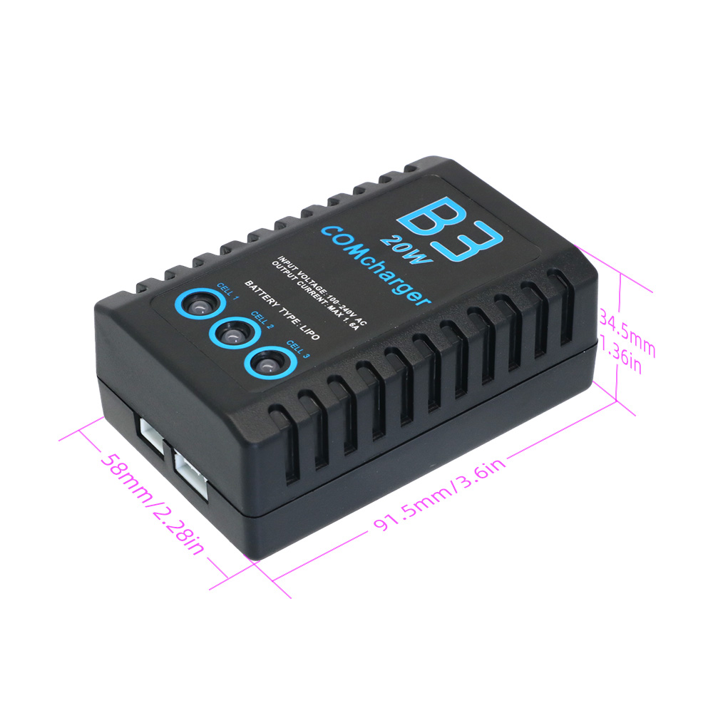 ComCharger Imax B3 20WPortable – Rc Hobbyking Bewertung und Preis